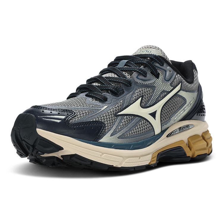 Mizuno Halo Mix Outdoor Comfortable Leather Shock Absorption Non-Slip Breathable Wrap Rebound Low-Top Rubber Running Shoes Unisex sneaker D1GH240805