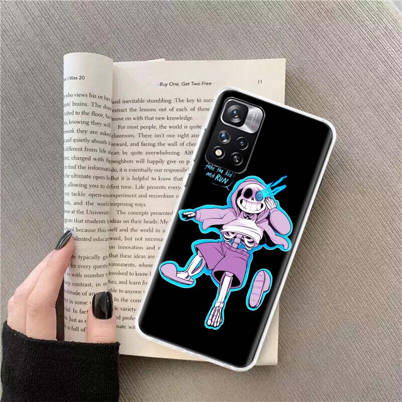 Undertale Sans Doggo Phone Case For Xiaomi Poco X4 F4 GT X3 NFC X5 X6 X7 Pro 5G M5 M5S M3 F5 Mi F6 F3 F2 F1 Cover Coque Fundas T