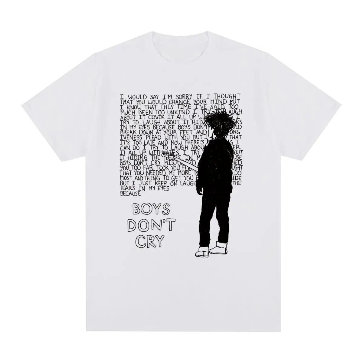 Thhee Curree Vintage T-shirt Robert Smith Boys Don t Cry Cotton Men T shirt New Tee Tshirt Womens Tops S