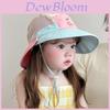 Kids Sun Hat With Large Brim And Breathable Mesh For Summer Protection