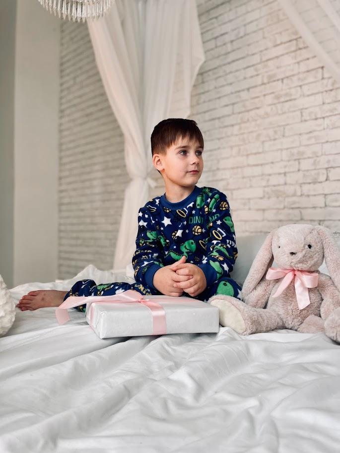 Kids’ Winter Pajamas (Boys) – Colorful Print & Cozy Fleece Fabric, Winter, 6076-028-4 HC