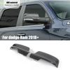 Exterior Rear View Mirror Cover Trim Decor For Dodge Ram 1500 2018+ Carbon Fiber