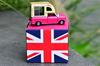 Tiny City Scale Diecast Model Car Morris Mini Ice Cream Van 1/50 (Wine Red)