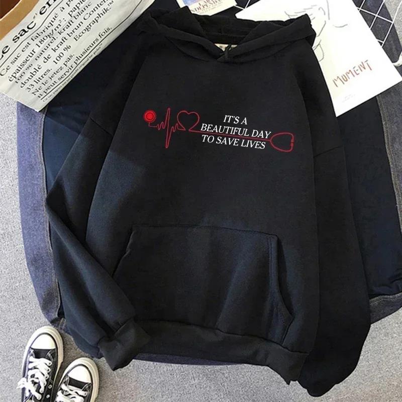 

Men And Women Gray Anatomy Hoodie You Are My Person Unisex Pullover Sweatshirt Funny Hoodie Male Winter Clothes Classic Simple M