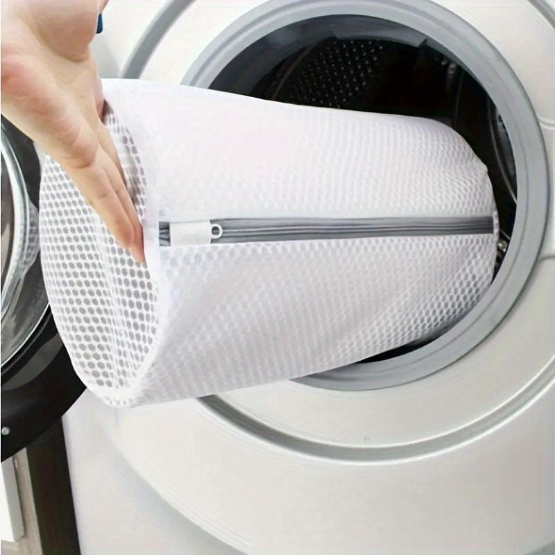 1pc 360° Protect Mesh Zipper Wash Bag - Multi-Purpose Reinforced for Sneakers Boots Heels Bras, Machine Wash Home Travel Storage