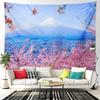 Pink cherry blossom tree forest t tapestry home decoration living room bedroom background hanging cloth
