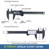 0-150mm Electronic Vernier Caliper Plastic Carbon Fiber Caliper Gauge Metric Imperial Conversions Digital Ruler Measuring Tool