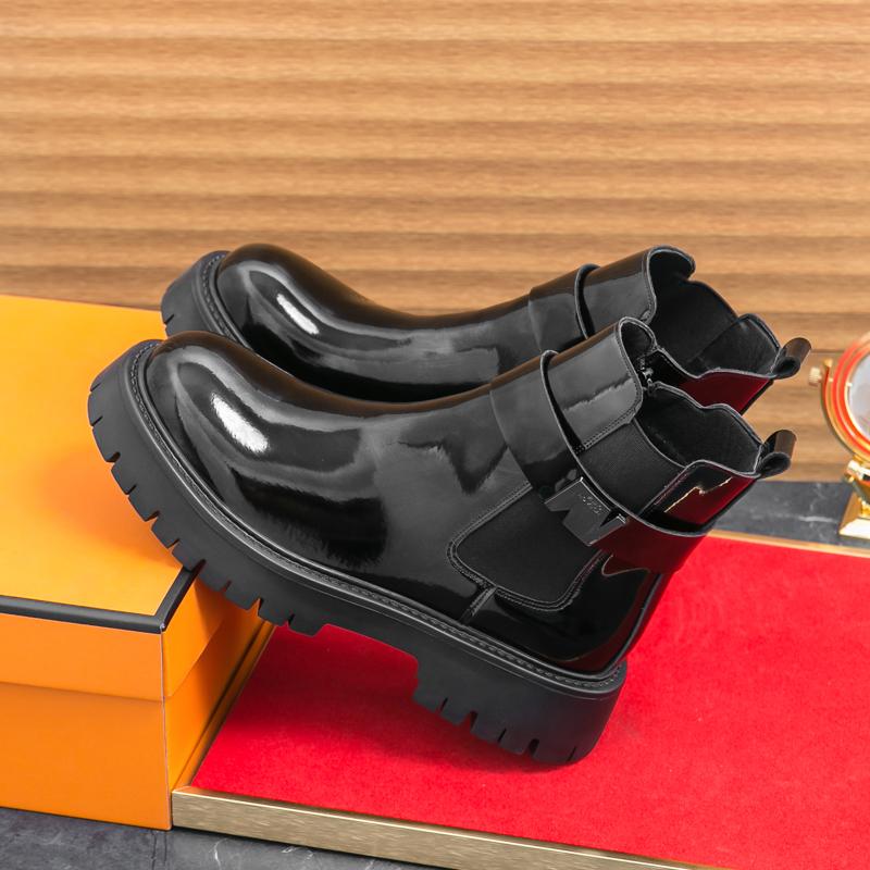 Modne skórzane buty męskie Prawdziwa skóra Duże rozmiary Wysoka jakość Projektant Formalne Codzienne Modne Biznesowe