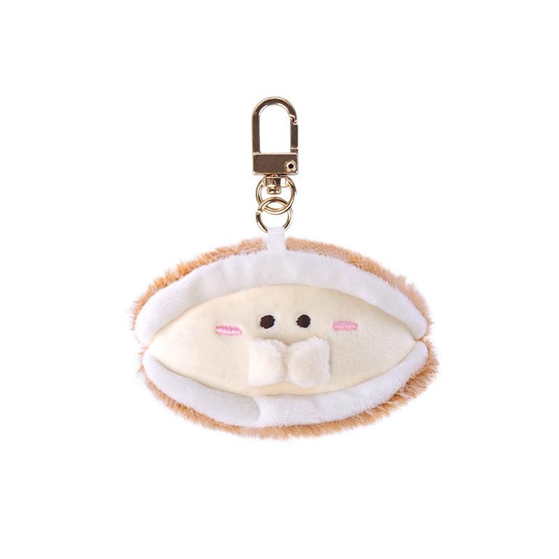 Marine Collection Plush Shrimp And Fish Bag Charm With Cute Animal Design For Girls