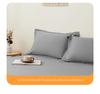 Solid Color Sheet Fitted Flannel Comfortable Skinfriendly Cotton Dustproof Protection For Singledouble Beds