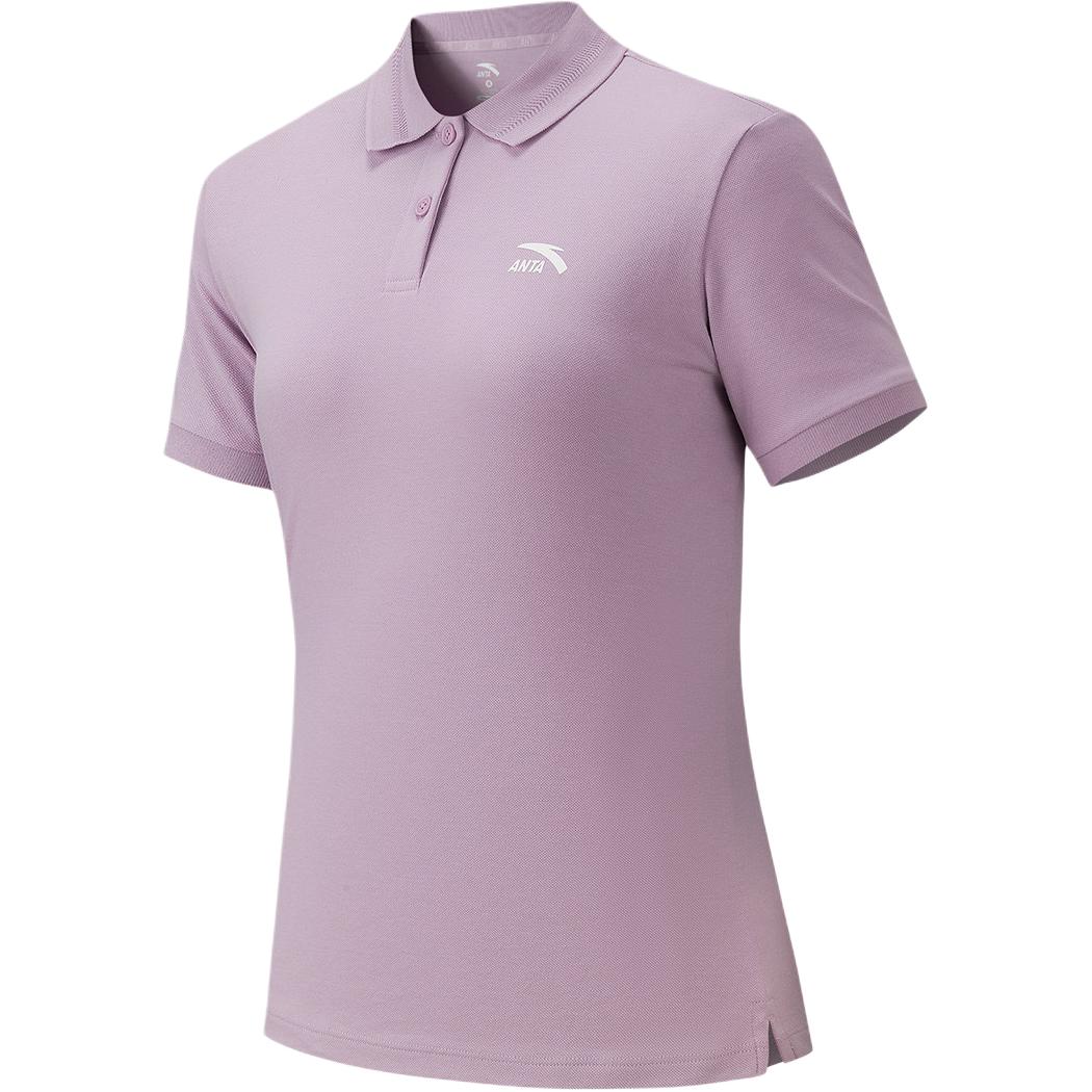 Anta Simple Breathable Fashion Casual Versatile Sports Polo Shirt Women tops 162628113-2 XS