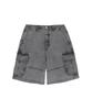 Syupeodeulai Denim Cargo Shorts Gray