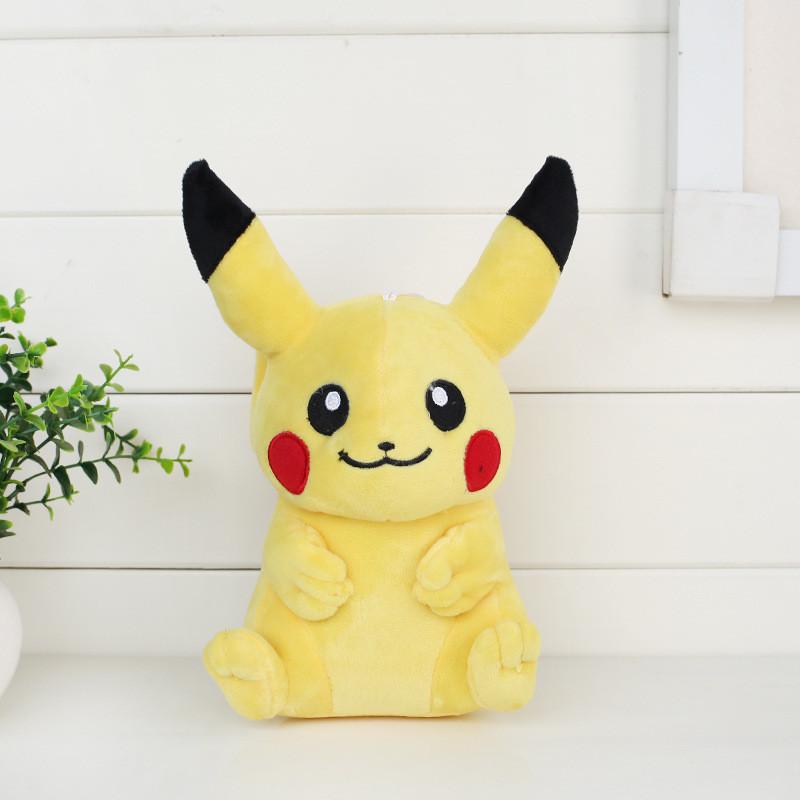 Очаровательная мягкая плюшевая игрушка Пикачу Каваи Кукла Покемон для детей Премиальное качество Подарок Smile Pikachu