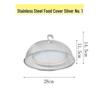 Large Stainless Steel Fly-Proof Dish Cover for Tables