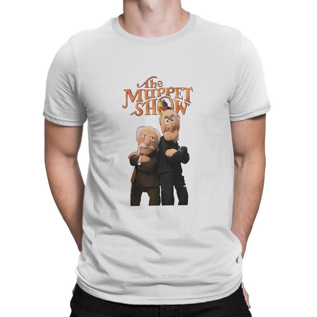 Die Muppet Show Statler Und Waldorf Die Muppet Show T-Shirt Grafik Herren T-Shirts Sommerkleidung Polyester O-Ausschnitt T-Shirt T-Shirt