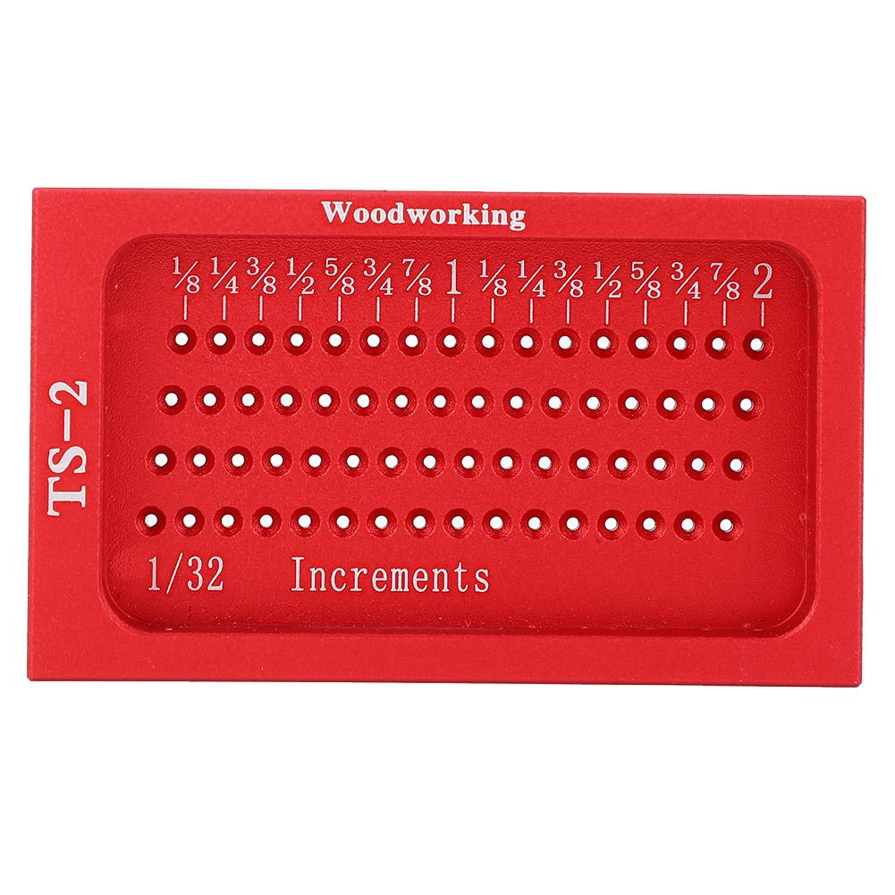 Woodworking Cross Calibration Ruler British System T Type Scribing Marking Gauge