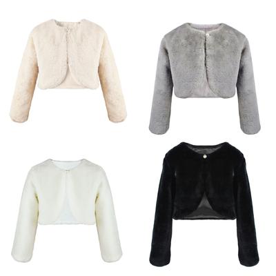 Bridesmaid Tippet Children's Warm Cloak Baby Outwear Shawl Winter Accessories for Wedding Party