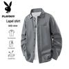 Chemise à manches longues décontractée pour homme