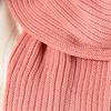 3Pcs/Set Women Winter Hat Scarf Gloves Set Solid Color Elastic Thickened Warm Brimless Hat Long Scarf Knitting Gloves Set