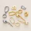 1pcs/lot 14/18K Gold Color Plated Metal Copper Necklace Clasp Connectors for DIY Jewelry Making Necklace Bracelet Accessories