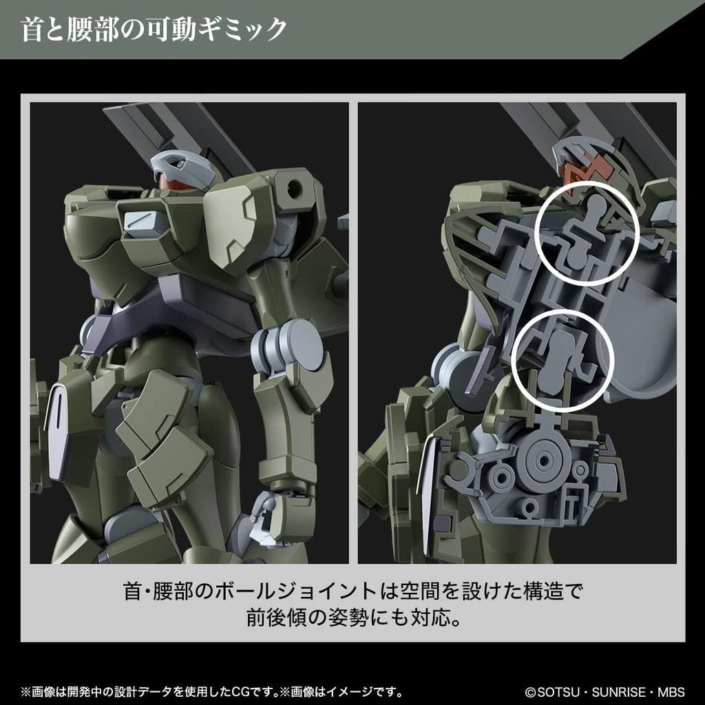 1/144 Scale Zowort Heavy Model Kit - Pre-Colored Plastic, Mobile Suit Gundam: The Witch from Mercury Series