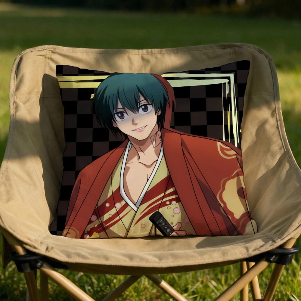 NNagumo yoichi japan anime Cushion Cover Soft Reversible Durable Pillow Cover MultiScene Use for Home Car Daily Comfort
