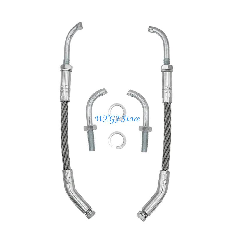 37JE Ice Scratchers Pair for Reverse Non Reverse Snowmobiles Enhanced Performances