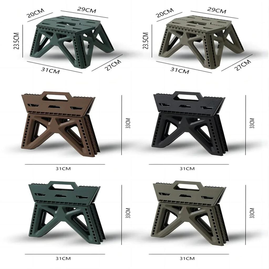 Beach Chairs Camping Playa Lightweight Chair Folding Portable Chair Durable High Load-bearing Square Stool Handle Design Fishing