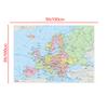 for Home Office Classroom,Travel/Educational Supplies,Europe Map (Chinese Version) Political Distribution Map Backdrop