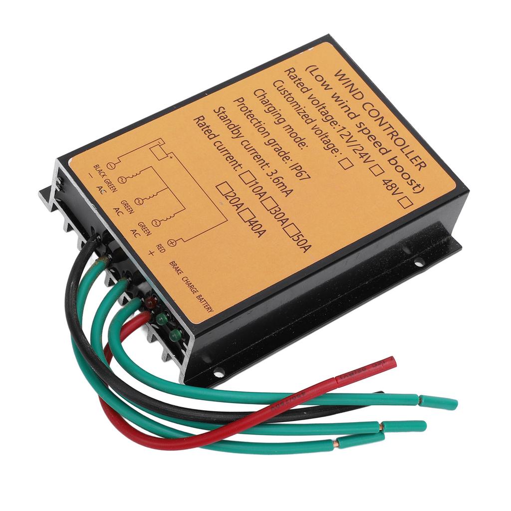 400W Windturbinen-Laderegler 12V 24V IP67 Wasserdicht MPPT Windturbinengenerator