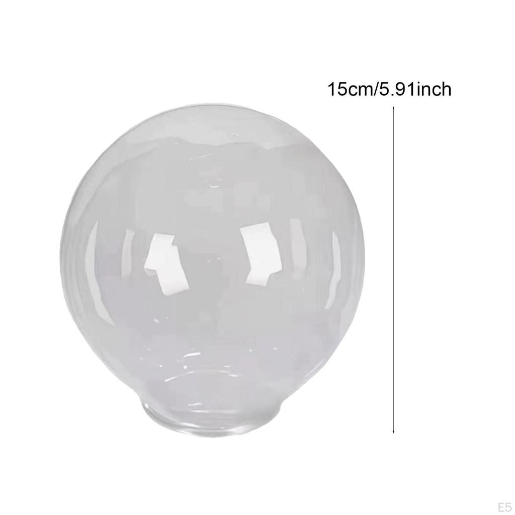 Acrylic Lampshade Outdoor Garden Ball Replacement Lamp Cover Transparent