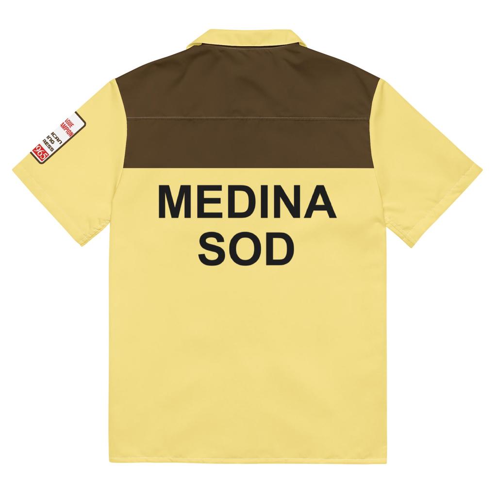 La Camicia da Bowling Button-Down The Big Lebowski del Dude Retro Classica Manica Corta Moda Casual Abbigliamento Top Unisex