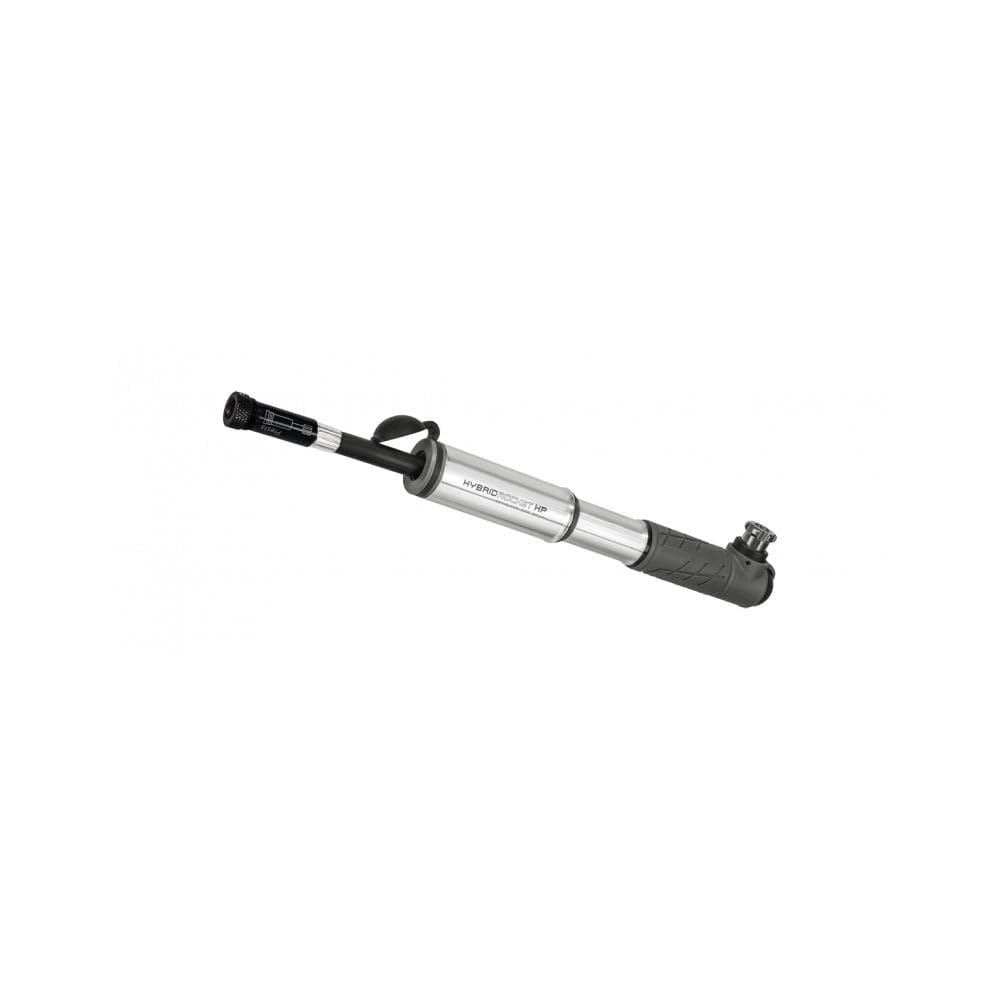 

Мини-насос Topeak Hybrid Rocket HP с баллончиком CO2 16 г, серебристый. серебряный