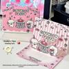 3D Cartoon Puppy Pop-Up Birthday Card - Creative Cake Greeting Message Card