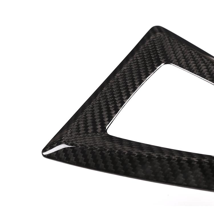 For BMW M3 M4 F80 F82 2014-2019 Carbon Fiber Center Console Gear Shift Panel Decorative Frame Cover Car Interior Accessories