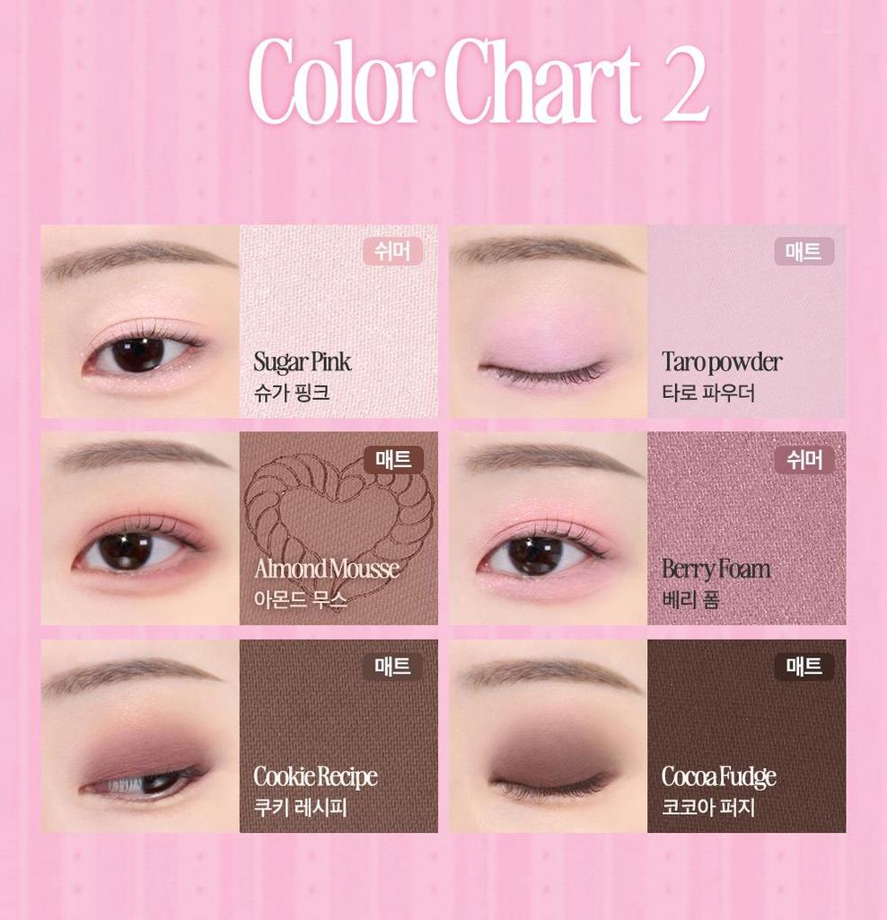 CLIO Pro Eye Palette Air 22 Sugar Afternoon – Sugar Afternoon Collection Eyeshadow Palette (+ Jelly Shadow Gift)