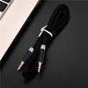 100cm 3.5mm Male To Male Extension Wire Copper Adapter Cord Car Computer Mobile Phones Wire Extender Line