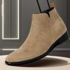 Men's Boots Large Size Chelsea Boots Side Zipper Men's Shoes Fashion European and American Men's Short Boots Ankle Boots