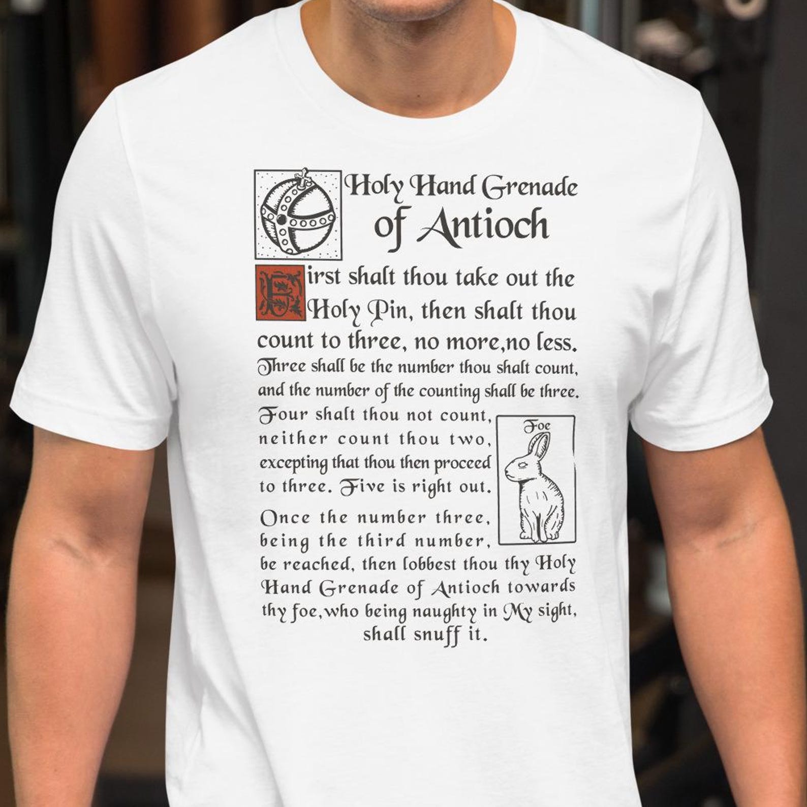 Holy Hand Grenade, Unisex t-shirt L