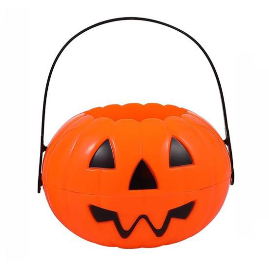 Feiertagsdekoration Requisiten 1/2/3 Stück Halloween Kürbis Süßigkeiten Eimer, Süßes oder Saures Halter Korb, Korb Jack-O-Lantern Süße Snack Eimer mit