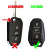 Car Remote Key Case Cover For Citroen C4 C5 X Berligo DS3 Shell For Peugeot 208 308 508 2008 3008 5008 Rifter Keychain Holder