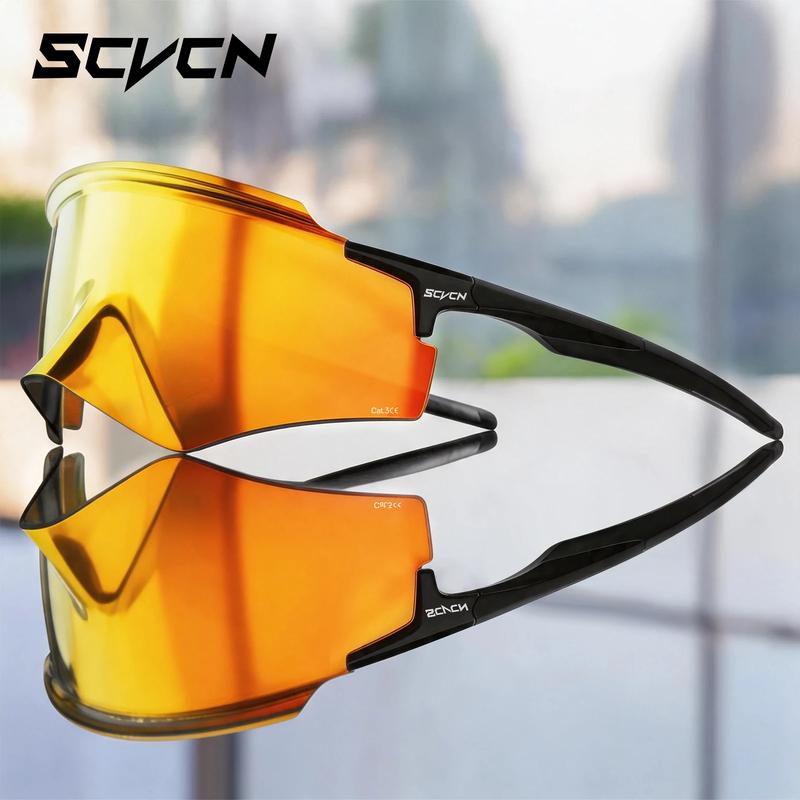 SCVCN Hot Road Bike Sunglasses UV400 Protection Cycling Glasses Men Women Sports Eyewear Hiking Glasses Outdoor Riding Goggles