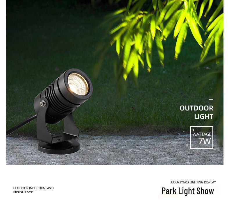 Waterproof LED Landscape Spotlights for Outdoor Trees and Garden Decoration with Ground Spike