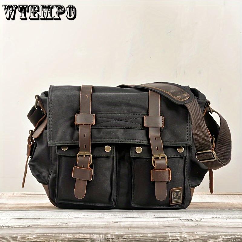 Vintage Messenger Bags Laptoptas Grote Capaciteit Schoudertas Voor Wandelen Reizen Kerst/Halloween cadeau