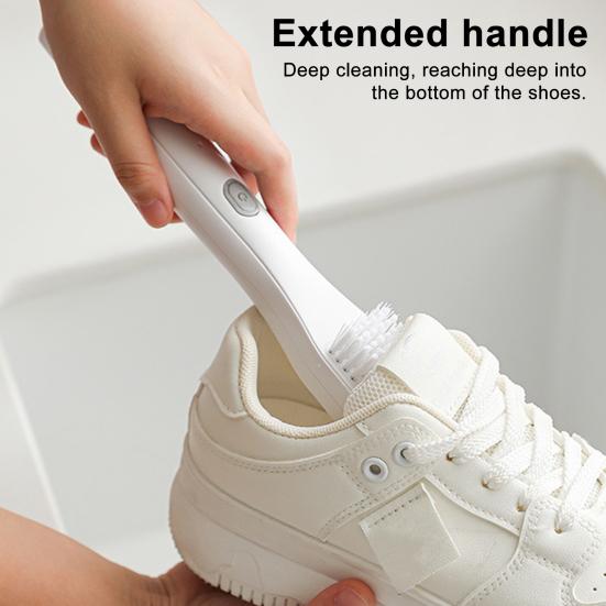 Electric Shoe Cleaning Brush Powerful Uppers Soles Laces Seams Rechargeable Cordless Multifunctional Cleaner Portable Shoe