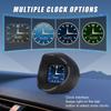 GPS Car HUD Multiple Dynamic Expressions Vehicle Speed/Mileage/Altitude/Clock/ Speedometer Head-up Display For Universal All Car