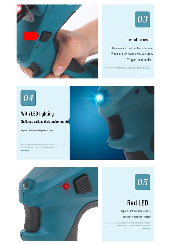Juli ZUPPER Rechargeable Electric Hydraulic Cable Cutter for Copper & Aluminum (ED-45/ED-85/105)