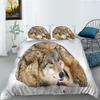 Shopify Can Wolf Series Bedding Two Or Three Pieces Polyester 3D Digital Printing