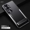 Applicable to OPPOReno11 mobile phone case, new Pro + metal matte all-inclusive anti-drop  cover with bracket, men's model