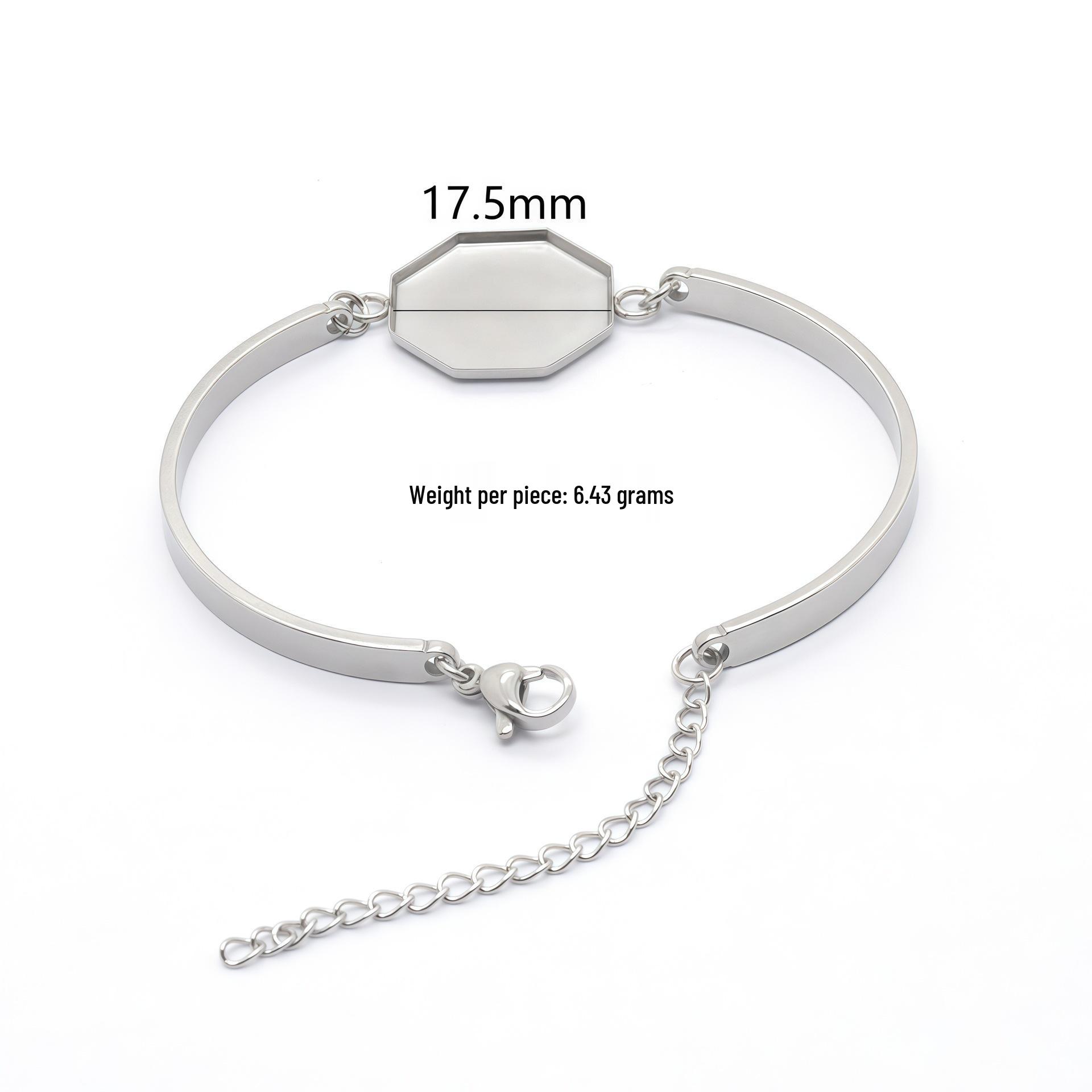 Stainless Steel Fashion DIY Bracelet Base, Jewelry Accessories - In Stock